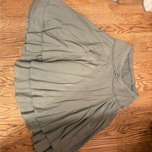 Hard Tail A-Line Skirt in Sage Green